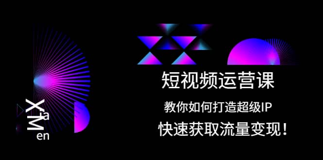 短视频运营课：教你如何打造超级IP，快速获取流量变现-韭菜网