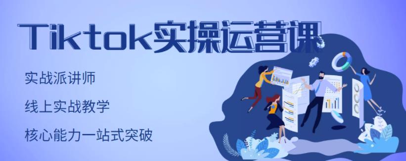 TikTok实操运营课，手把手账号实战，适合零基础Tiktok新人-韭菜网