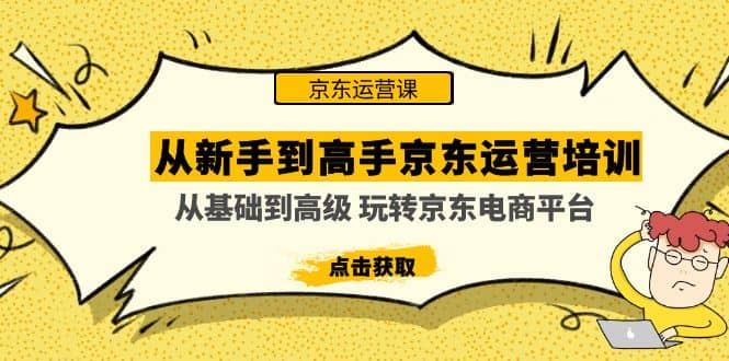 从新手到高手京东运营培训：从基础到高级 玩转京东电商平台(无水印)-韭菜网