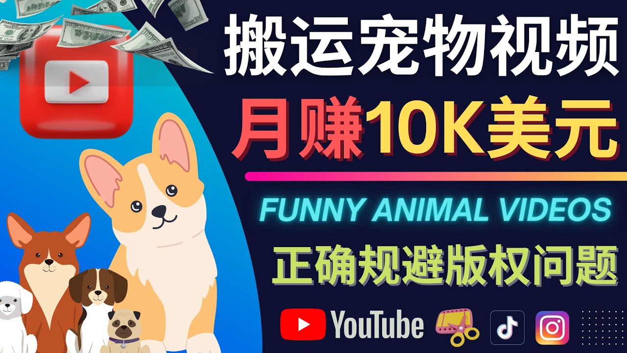 搬运TIKTOK视频到YouTube，并进行二次创作，月赚1万美元以上-韭菜网