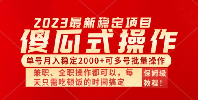 傻瓜式无脑项目 单号月入稳定2000+ 可多号批量操作 多多视频搬砖全新玩法-韭菜网