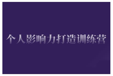 个人影响力打造训练营，掌握公域引流、私域运营、产品定位等核心技能，实现从0到1的个人IP蜕变-韭菜网