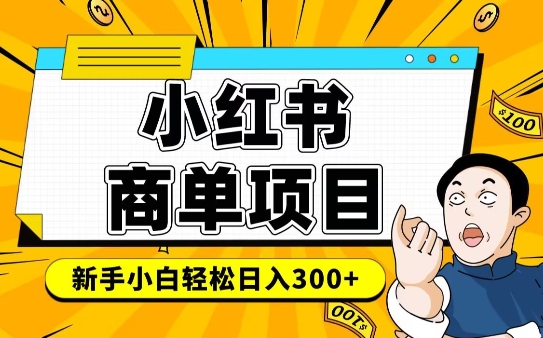 小红书千粉商单，稳定快速变现项目，实现月入6-8k并不是很难-韭菜网