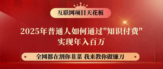 镰刀训练营超级IP合伙人，25年普通人如何通过“知识付费”年入百万！-韭菜网